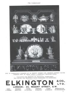 1912 ad m elkington co windows antique silver