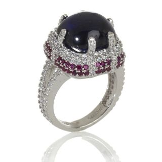 Jean Dousset Absolute Created Sapphire Cabochon Ring