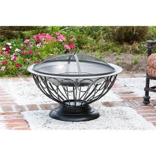 Well Traveled Living Urn Fire Pit   Stainless Steel