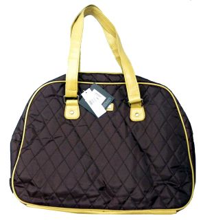 Tote Laptop Case Ellen Tracy Weekender Bag Quilted Satchel Handbag