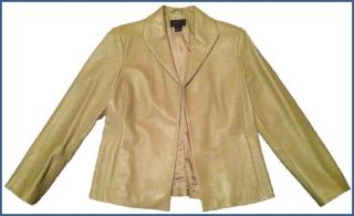 Sigrid Olsen Leather Jacket