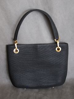 eric javits black lil squishee clip tote bag handbag this gorgeous