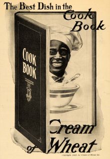  Cream of Wheat Cook Book Rastus Edward V Brewer   ORIGINAL ADVERTISING