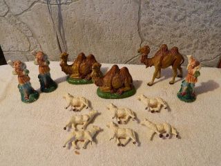  Vintage Nativity Animals