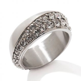  asymmetrical crystal accented band ring rating 41 $ 12 95 s h $ 3