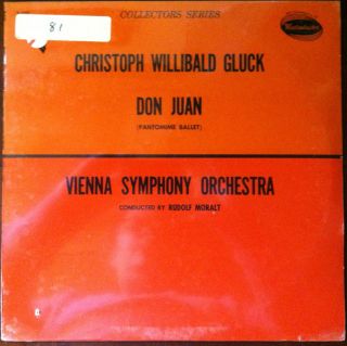 Vienna Symphony Orchestra R Moralt Gluck Don Juan Westminster w 9702