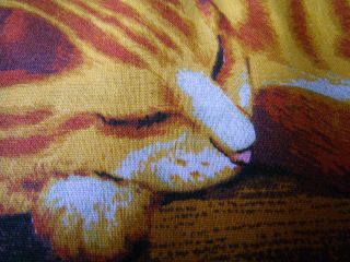 Erlanger Blumgart “Cats” Cat Panel Quilt Fabric