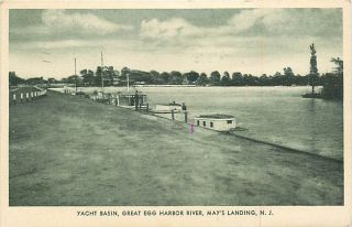NJ Mays Landing Yacht Basin Egg Harbor River R29987