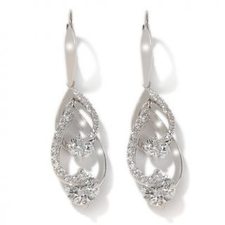 Jewelry Earrings Drop Victoria Wieck 4.5ct Absolute Double Pear