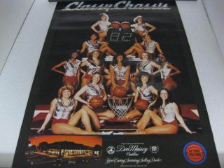 Detroit Pistons Classy Chassis Cheerleaders Poster 1982