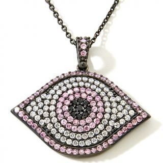  cz sterling silver evil eye pendant with 16 chain rating 37 $ 111 93 s
