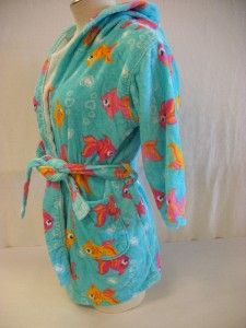 st eves girls blue robe towel wrap size large 10