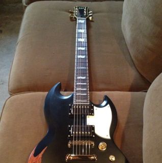 ESP LTD Viper 256 Aged Black Electric Guitar James Hetfield style SG
