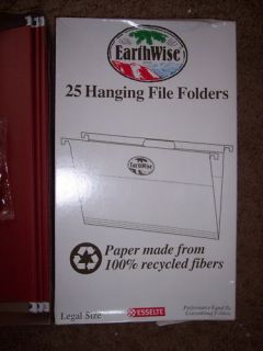 Esselte Earthwise Recycled Hanging File Folders Kra