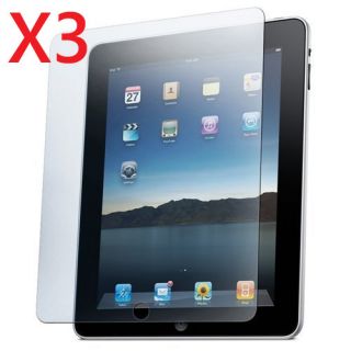 3X Clear LCD Screen Protector Film for iPad 1 1st Gen