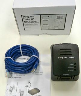Slinglink Turbo HomePlug to Ethernet Adapter
