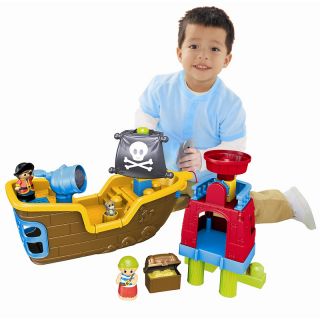 Pull Along 20 piece Musical Pirate Ship