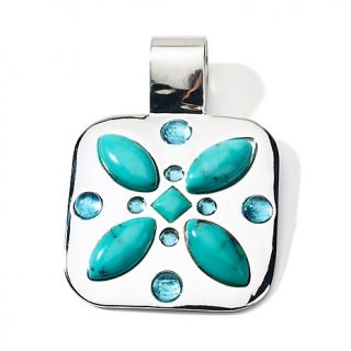 Mine Finds by Jay King Jay King Turquoise and Blue Topaz Sterling