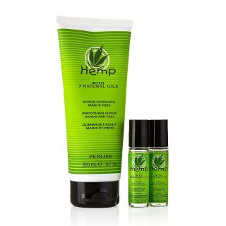 Perlier Hemp with Rosemary Oil Hand and Foot Kit   3 Piece