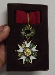 Legion of Honour France 1802 Legion de Honor Francia Medal Ribbon Box