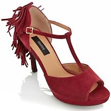 theme cone heel suede peep toe pump with feather $ 24 98 $ 69 90