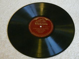 Enrico Caruso 78 10 Victrola Record O Sole Mio My Sunshine 87243 VG