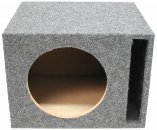 car audio single 15 ported subwoofer enclosure stereo bass mdf speaker