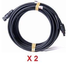 25ft Solar Extension Cable 10AWG with MC4 Connectors Male Female