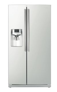 NEW Samsung White 26 Cu Ft Side by Side Refrigerator RS261MDWP