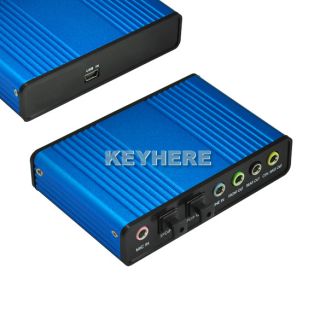 USB 6 Channel 5 1 External Audio Sound Card s PDIF 177