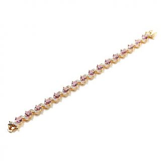 Jewelry Bracelets Tennis Victoria Wieck Created Pink Sapphire S