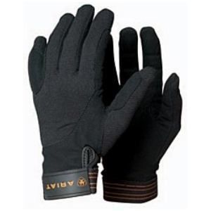  Ariat Tek Grip Riding Gloves Black