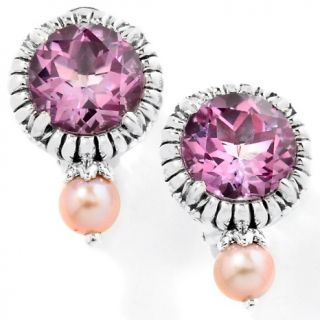  6ct pink topaz sterling silver earrings rating 3 $ 74 95 or 2 flexpays