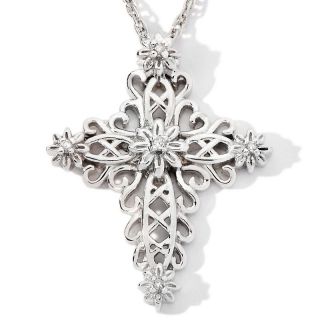 Jewelry Pendants Cross Precious Moments® Sterling Silver