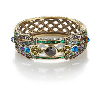 Heidi Daus Nouveau Chic Crystal Accented Bangle Bracelet