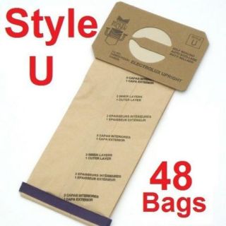 48 Electrolux Upright Vacuum Bags Style U Epic Genesis Prolux