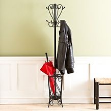 scrolled coat rack and umbrella stand $ 79 95