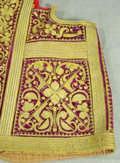 18c Ottoman Islamic Turkish Bodice Elek Gold Embroidery