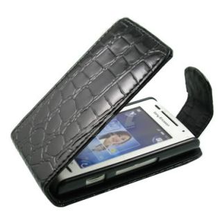 Leather Case Pouch LCD Film for Sony Ericsson Walkman W8 E16I L