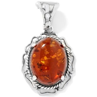 Age of Amber Age of Amber Sterling Silver Honey Amber Pendant