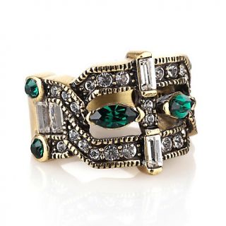 Heidi Daus Fine Line Crystal Accented Band Ring