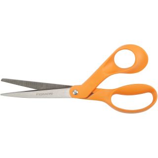 100 7013 fiskars fiskars 8 bent multi purpose scissors right handed