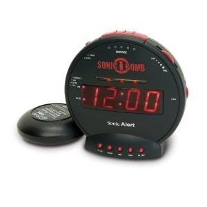 Sonic Boom SBB500SS Bomb Loud Vibrating Alarm Clock New