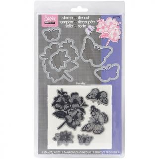 110 8143 sizzix sizzix framelits dies 5 pack with clear stamps