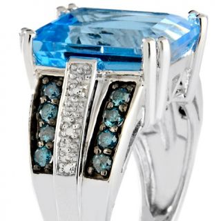 Jewelry Rings Fashion Gemstone Sterling Silver Emerald Cut Ring