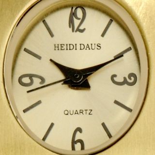 Heidi Daus Heavenly Bloom Hidden Dial Cuff Watch