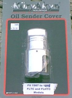 Kuryakyn 1600 Chrome Oil Pressure Sending Unit Cover
