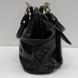 Elliott Lucca Black Patent Leather Handbag New