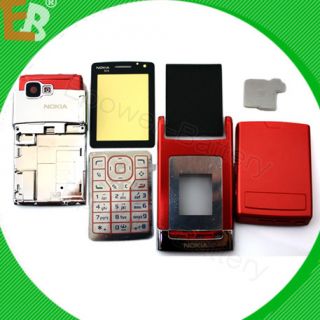 Faceplate Nokia N76 Keypad Housing Cover Case Red Tool