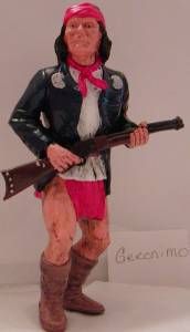 Geronnimo Collector Figurine Old West Hero Warriors Native American